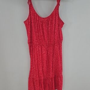 Red Sleeveless Dress